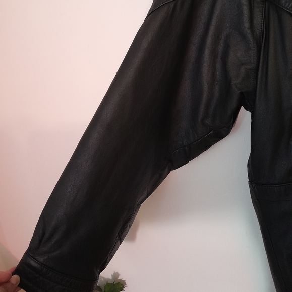 💥 EUC Men's Midway Genuine Leather Jacket, Medium - Picture 3 of 11